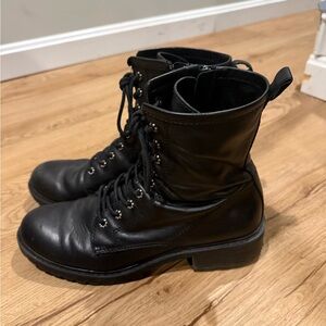 Frye Women’s Black Combat Boots Size 9